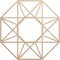 Ekena Millwork Guardian Wood Fretwork Pierced Ceiling Medallion, Alder, 28"OD x 10 7/8"ID x 1/4"T CMWP28X28X0250GDAL - alternate 1